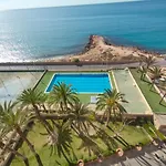 Very Lightful Apartment. Incredible Sea Views. Big Terrace, Swimming Pool. Ac. Very Close To Alicante City Center.