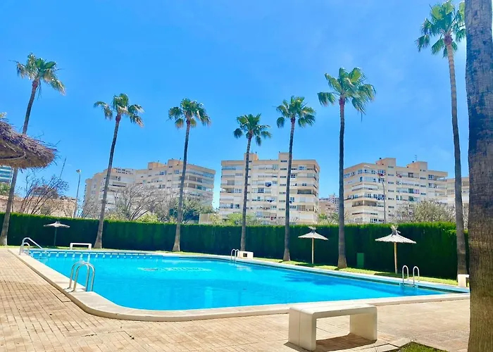 Apartamento Atenas Piscina 4 Pax, Inmobiliaria Leo Playa De San Juan