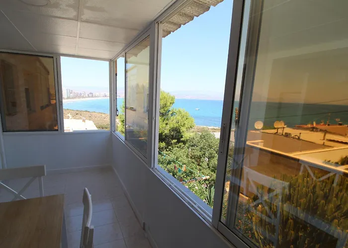 Amazing Views Of Cabo De Las Huertas. 1 Min Walk Cabo De Las Huertas Beach. 4 Mins Walk Playa De San Juan Beach
