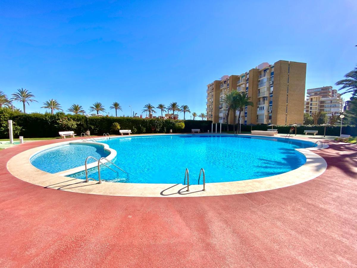 Huoneisto Nereo 7 Primera Linea De Playa San Juan Piscina, Parking Wifi Inmobiliaria Leo Alicante