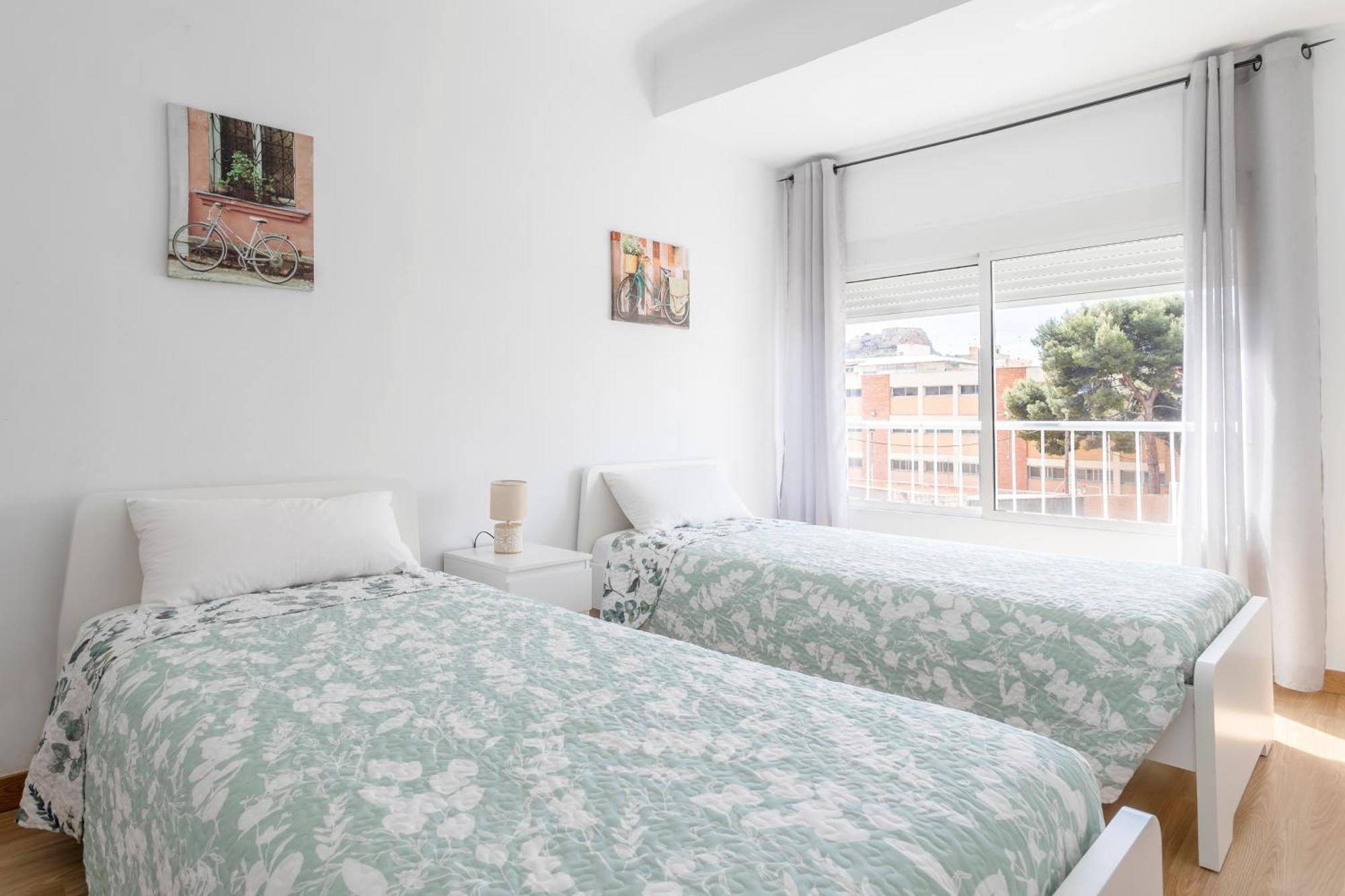 Apartamento Encantador De 3 Con Balcon Alicante
