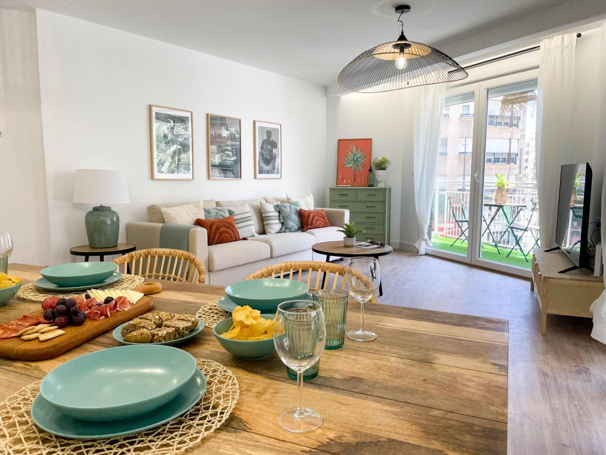 Apartamento Mediterranean Vibes. Oasis De Relax En Alicante.
