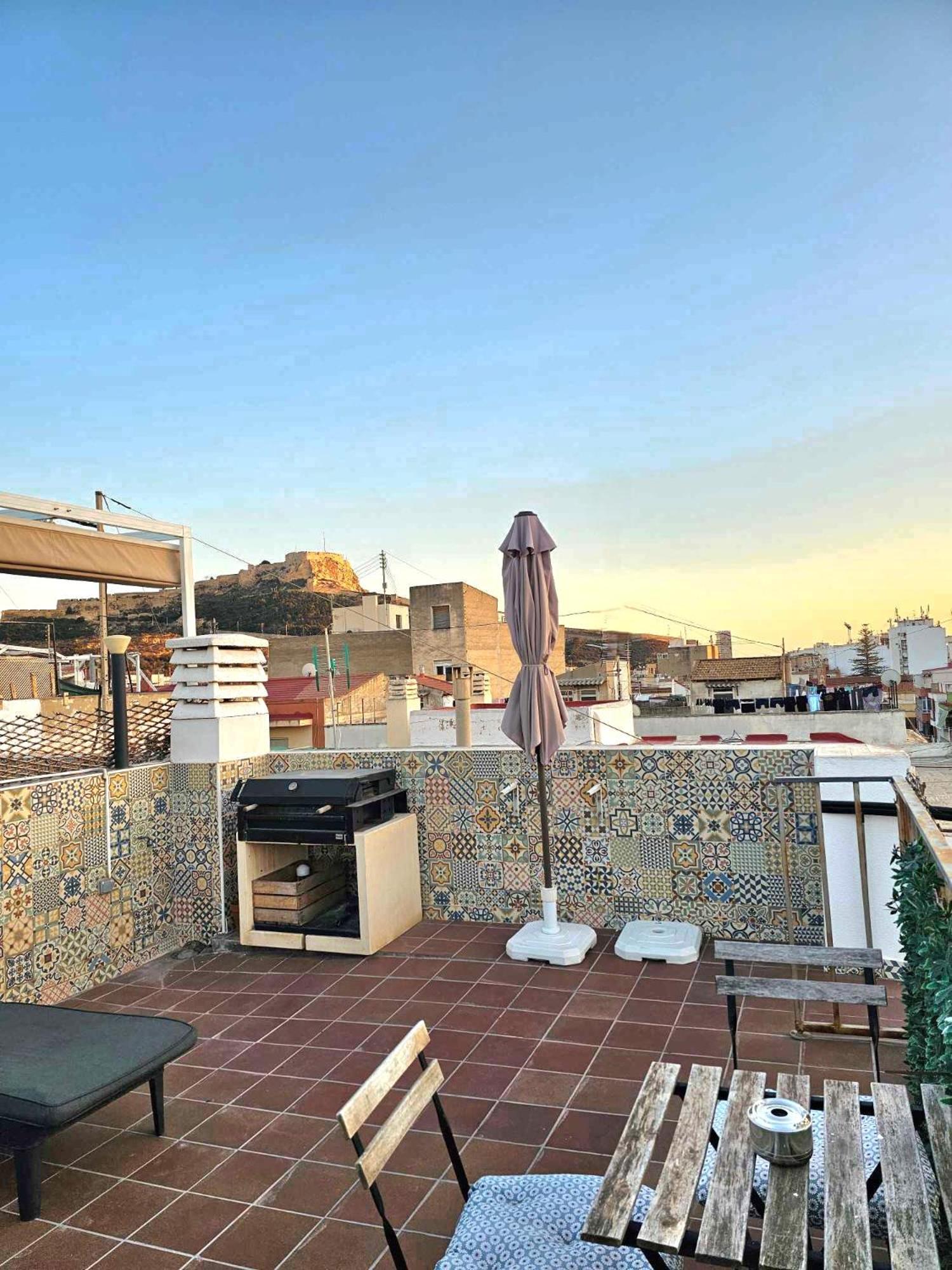 Appartement Suncastle -with Sunny Rooftop Terrace And Barbecue Alicante