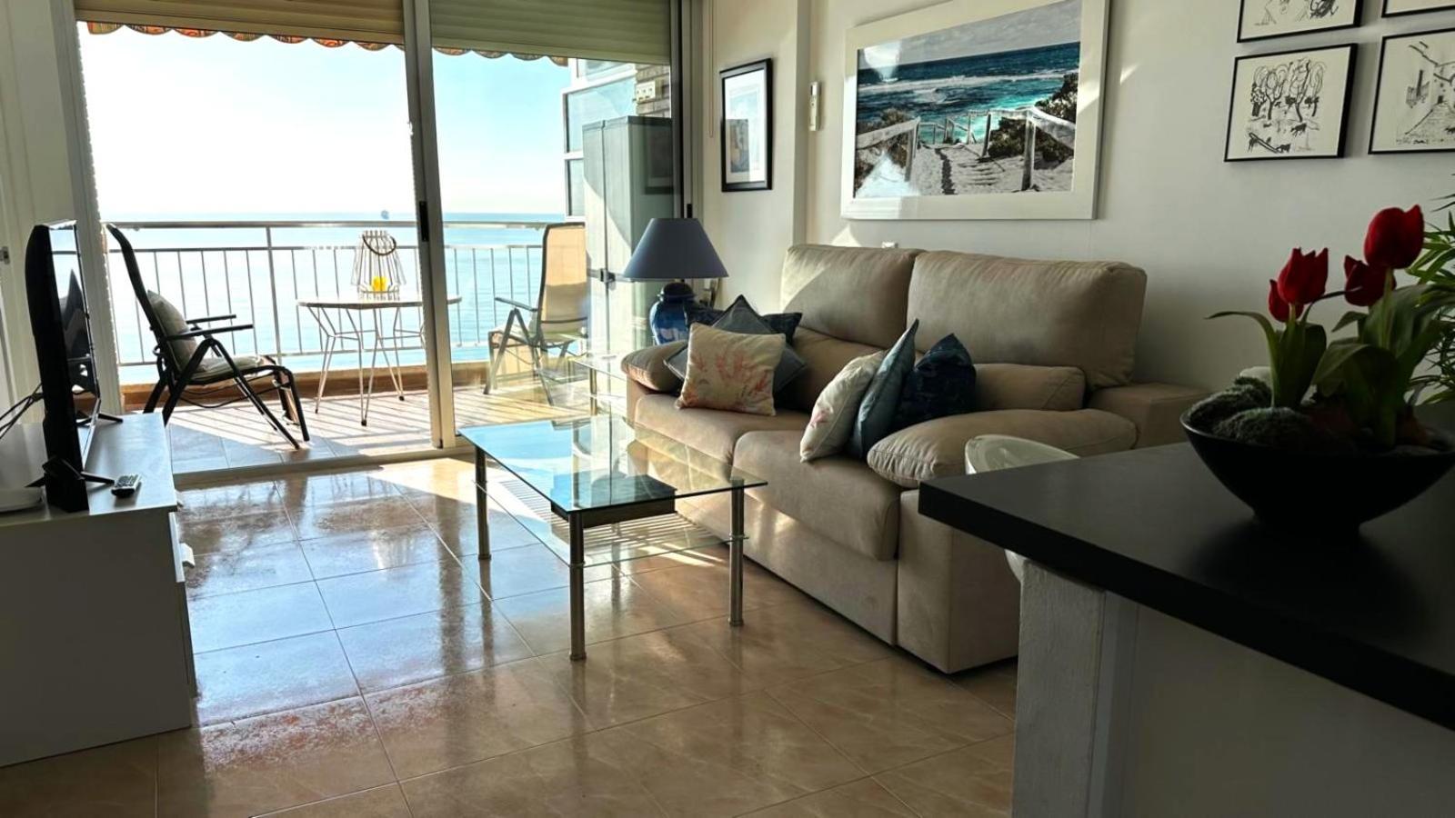 Con Vistas Al Mar Primera Linea De Playa Del Postiguet Appartement Alicante