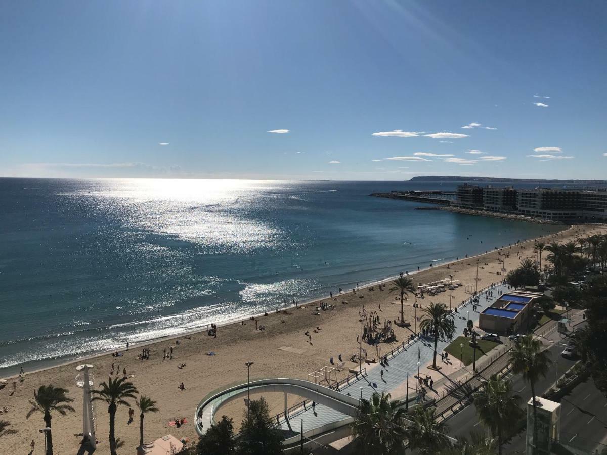 Con Vistas Al Mar Primera Linea De Playa Del Postiguet Appartement Alicante