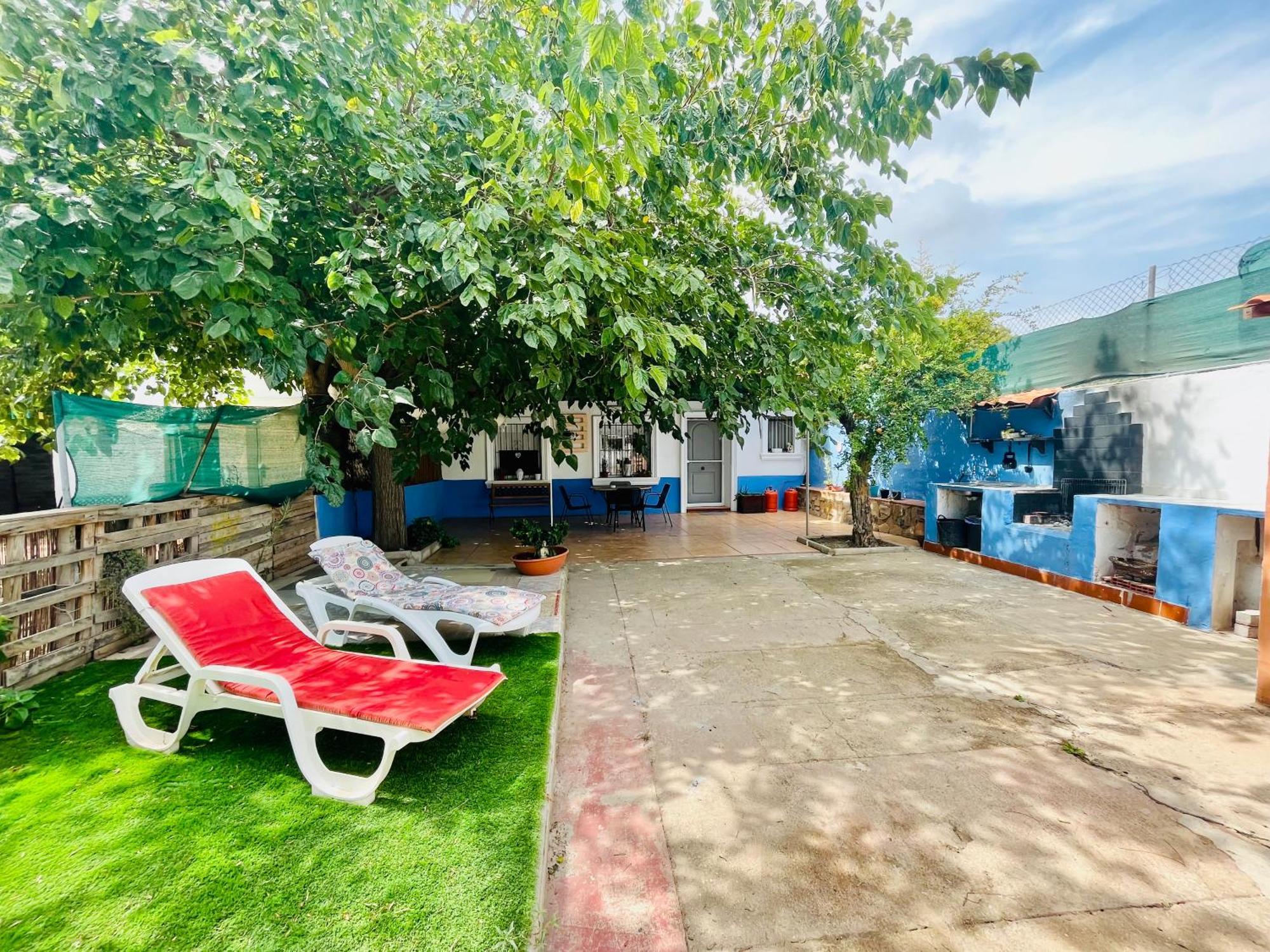 Estudio Adosado Acogedor Con Jardin, Barbacoa Y Parking Privado *