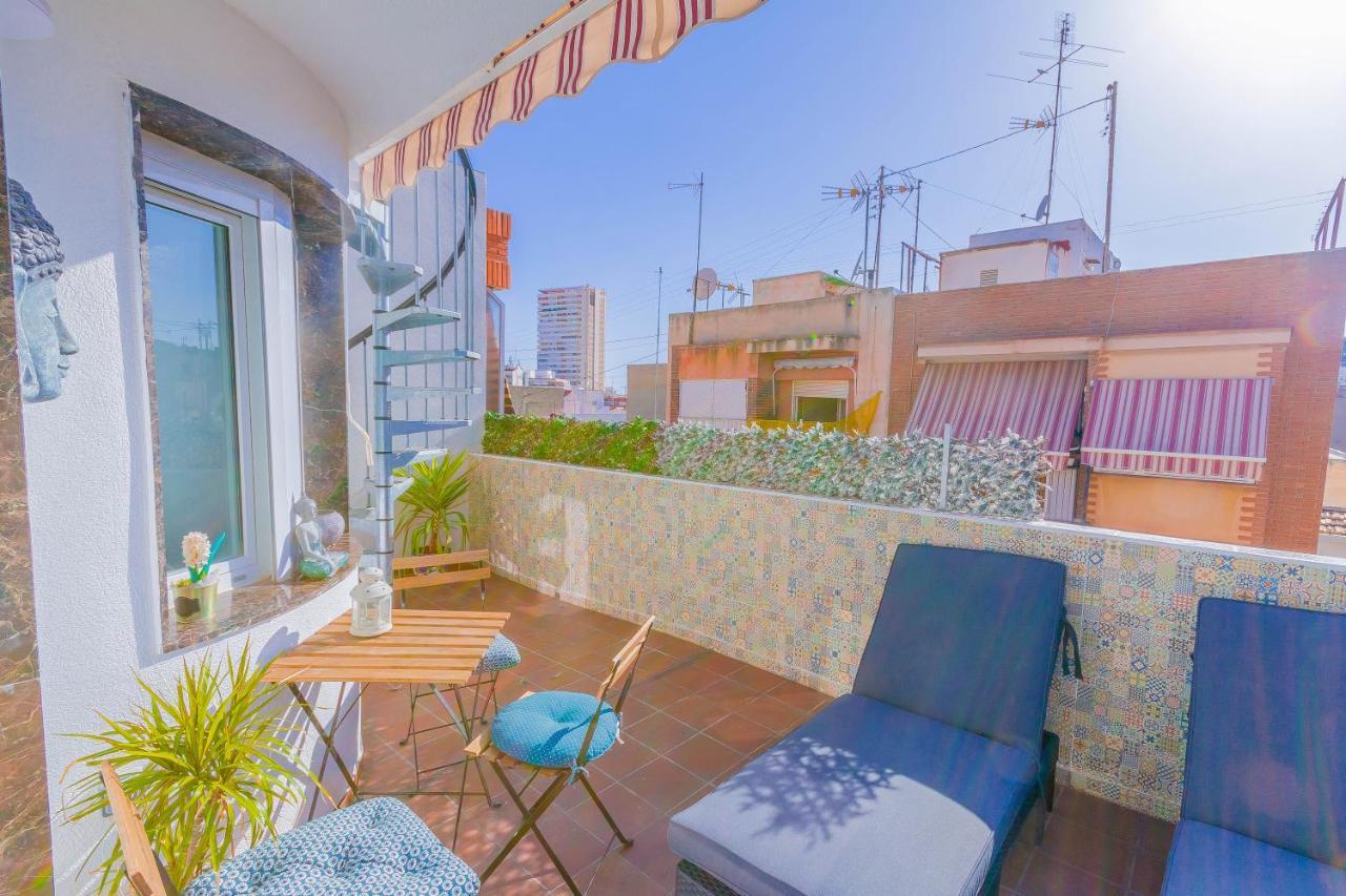 Suncastle -with Sunny Rooftop Terrace And Barbecue * Alicante