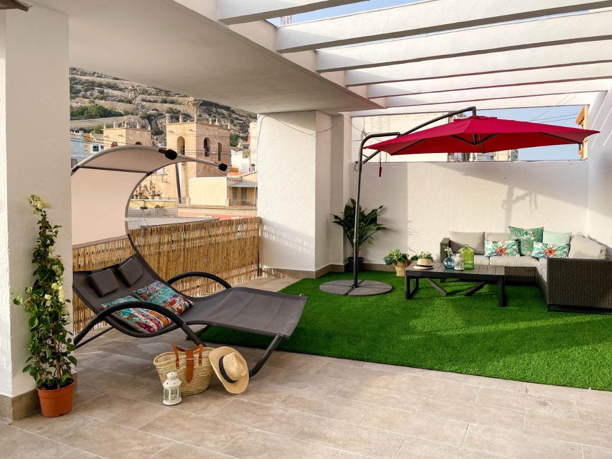 La Terraza. Vistas Al Castillo A 1 Min. De La Playa Appartement Alicante