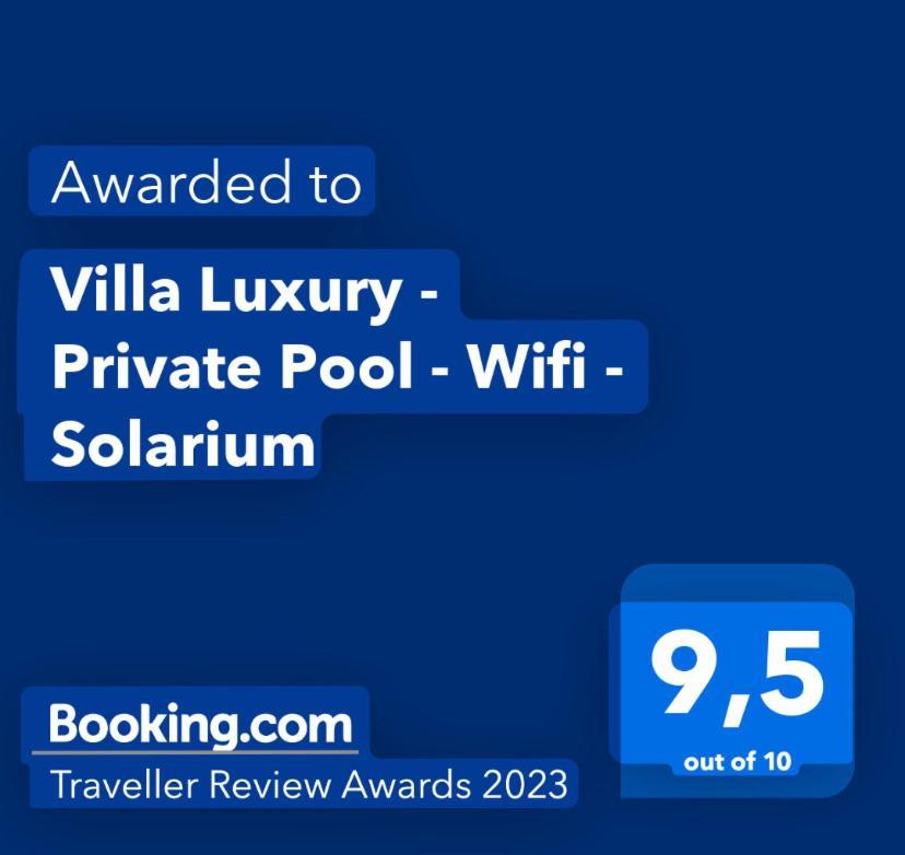 Luxury - Private Pool - Wifi - Solarium Villa Alicante