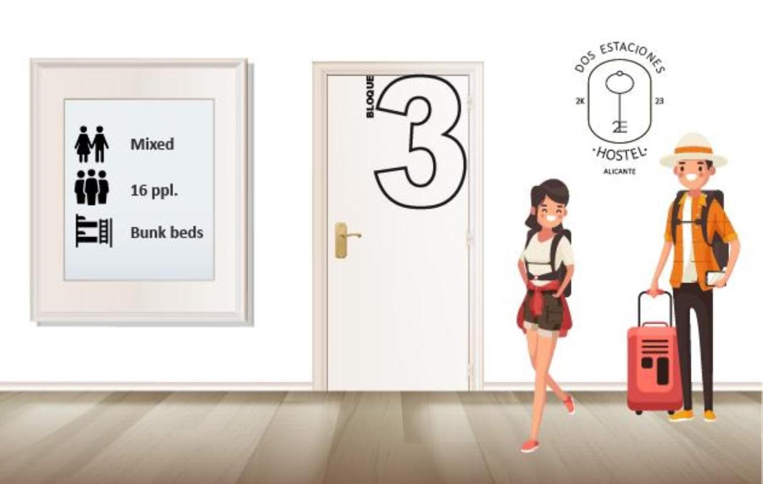 Dos Estaciones - Free Towels, Coffee & Tea, Remote Check-in Albergue *