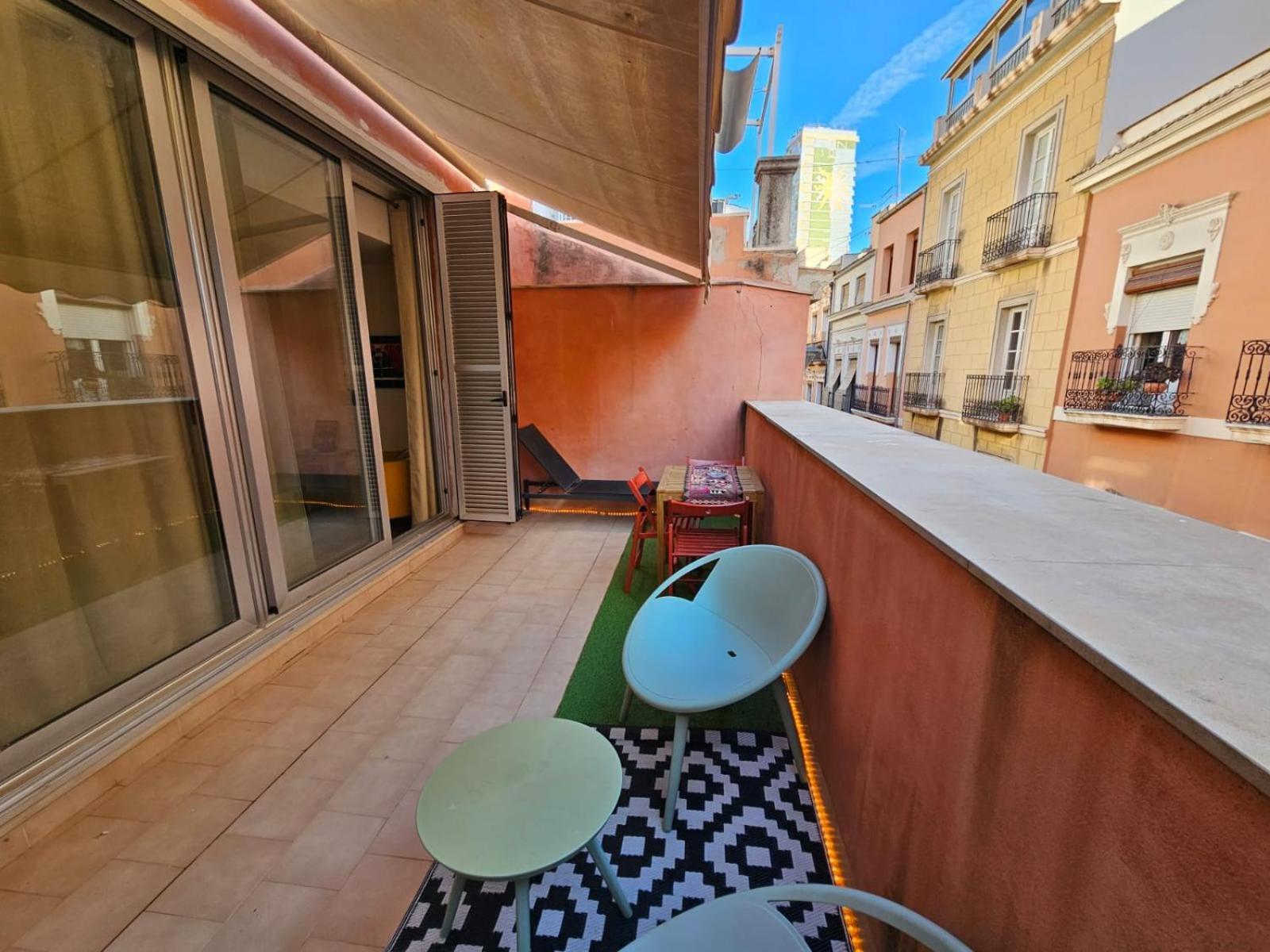 Big Terrace In Private Loft On San Francisco Street Alicante
